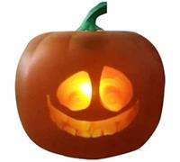 Touter Halloween Animated LED Pumpkin Lamp Decoration with Built-in Projector & Speaker Pumpkin Lamp, Expression 3-in-1, Atmosphere Pumpkin Lights for Home Party