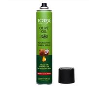 Toutex Olive Oil Nourishing Sheen Spray, Infused with Coconut Oil, Restorative Hair Care, Lightweight Anti-Frizz Formula, 400ml