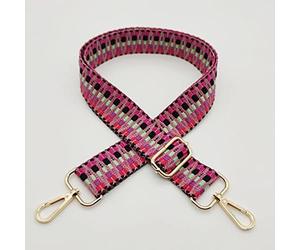 TOUUO Colorful Bag Strap Women Shoulder Crossbody Bag Belt Adjustable Wide Strap Bag Part Accessories Female Messenger Bag Strap 130cm