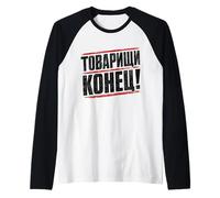 Tovarisi Konyec - Comrades It's Over Hungarian Election 2026 Raglan Baseball Tee