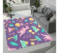 Tovast 3D Dinosaur Rug Fluffy Soft Skin-Friendly Cartoon Animal Rugs 100x200cm Washable Anti-Slip Short Pile Carpet Mat for Bedroom Living Room Kitchen Decor(Image 45-3)