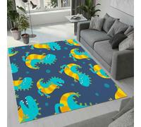 Tovast 3D Dinosaur Rug Fluffy Soft Skin-Friendly Cartoon Animal Rugs 120x180cm Washable Anti-Slip Short Pile Carpet Mat for Bedroom Living Room Kitchen Decor(Image 41-14)