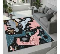 Tovast 3D Dinosaur Rug Fluffy Soft Skin-Friendly Cartoon Animal Rugs 140x200cm Washable Anti-Slip Short Pile Carpet Mat for Bedroom Living Room Kitchen Decor(Image 42-7)