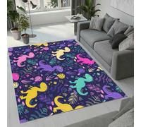 Tovast 3D Dinosaur Rug Fluffy Soft Skin-Friendly Cartoon Animal Rugs 140x200cm Washable Anti-Slip Short Pile Carpet Mat for Bedroom Living Room Kitchen Decor(Image 45-10)