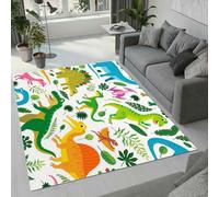 Tovast 3D Dinosaur Rug Fluffy Soft Skin-Friendly Cartoon Animal Rugs 160x200cm Washable Anti-Slip Short Pile Carpet Mat for Bedroom Living Room Kitchen Decor(Image 37-14)