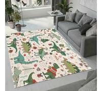 Tovast 3D Dinosaur Rug Fluffy Soft Skin-Friendly Cartoon Animal Rugs 160x200cm Washable Anti-Slip Short Pile Carpet Mat for Bedroom Living Room Kitchen Decor(Image 40-2)