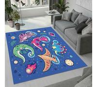 Tovast 3D Dinosaur Rug Fluffy Soft Skin-Friendly Cartoon Animal Rugs 180x240cm Washable Anti-Slip Short Pile Carpet Mat for Bedroom Living Room Kitchen Decor(Image 26-6)
