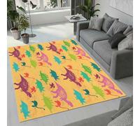 Tovast 3D Dinosaur Rug Fluffy Soft Skin-Friendly Cartoon Animal Rugs 60x110cm Washable Anti-Slip Short Pile Carpet Mat for Bedroom Living Room Kitchen Decor(Image 34-11)