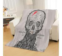 Tovast 3D Skeleton Blanket Queen 180x220cm Microfiber Cosy Flannel Abstract Throw Blankets Soft Warm Plush Lightweight for Couch Bedroom Office Travel Camping(Image 33-2)