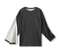 TOVCHEI Long Sleeve Post Shoulder Surgery Shirts, Men's Tear Away Pants Full Open, Bedridden Patient Clothes,Top,XXL