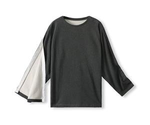 TOVCHEI Long Sleeve Post Shoulder Surgery Shirts, Men's Tear Away Pants Full Open, Bedridden Patient Clothes,Top,XXL