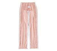 TOVCHEI Patient Pants for Women, Bedridden Patient Clothing, Disability Tear Away Clothing for Post-Surgery Incontinence,Pink,XL