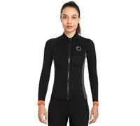 TOVCHEI Split Wetsuit Top 3MM Neoprene Long Sleeves Warm Sunscreen Diving Suit Anti Jellyfish for Snorkeling Surfing Scuba,Woman,M