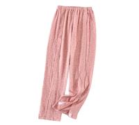 TOVCHEI Women's Post Shoulder Surgery Shirts Recovery Long Sleeve Tear Away Pants Full Open Adaptive Chemo Clothing,Pink Pants,XXL