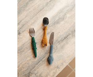 Tove Metal Cutlery Set - LIEWOOD blue