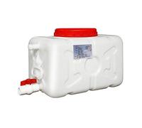 TOVEEM Water Tank 100L Rectangular Plastic White Outdoor Bulk Water Storage Tank