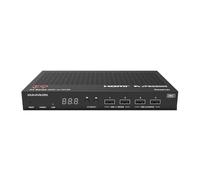 ToVi 4K AV Over IP Decoder with USB KVM, PoE, RS-232, IR, CEC, ARC/eARC, Fiber & RJ45, Supports Video Wall, Matrix Switching, 100m CAT6 Transmission (X4UH-KVM-ERX)