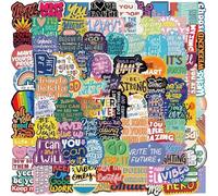ToVii 100 Unique Motivational Stickers for Adults Teens - Waterproof Inspirational Affirmation Vinyl Decals for Water Bottles, Laptop, Vision Board
