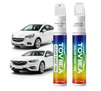 Toviiea L041（A1） Brilliant BlackTouch Up Paint for Vauxhall | 2-In-1 Car Scratch Remover Pen, Car Paint Scratch Repair Kit for Scratches, Chips & Nicks,2-PCS SET