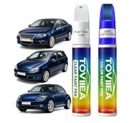 Toviiea LB5N Indigo Blue Pearl Touch Up Paint for Volkswagen | 2-In-1 Car Scratch Remover Pen, Car Paint Scratch Repair Kit for Scratches, Chips & Nicks,2-PCS SET
