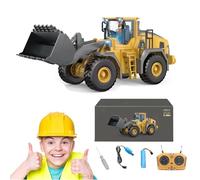 Tovika - Little Builders Pro, 2025 Mudsterz Remote Control Excavator with Cool Lights & Sounds, 2.4ghz Rc Excavator for Adults - Alloy Material, Complete Control over the Construction Site (Type - C)