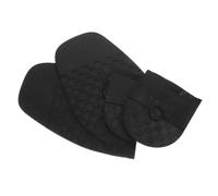 TOVINANNA 1 Pair Black Rubber Shoe Sole Protectors for Shoe Repair Wear Resistant and Enhanced Durability Non Slip Pads Self Adhesive Bottom for Safety and Comfort