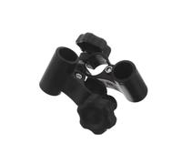 TOVINANNA 1 Pair Wheelchair Tray Table Mount Fixing Bracket with Plastic and Metal Construction, Easy Installation, Precise Fit for 2cm Diameter Vertical Tube, for Hospital and Dinner Use