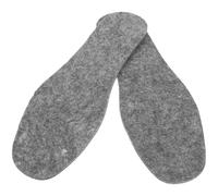 TOVINANNA 1 Pair Wool Felt Insoles - 0.5cm Thick Thermal Inner Soles Size S 25cm for Men and Women, Cuttable Work Boot Liners Pack in Dark Grey