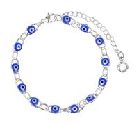 TOVINANNA 1 x Women's Evil Eye Bracelet, Stylish Hand Ornament with Unique Design, Blue Devil Eyes, Durable