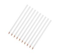 TOVINANNA 10 Pcs White Grease Pencils for Ceramics and Glass Drawing Tailor S Marking and Tracing Tools Multi-surface Fabric Crayon Pencils for Sewing Craft Students Wood Material