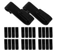 TOVINANNA 100pcs Black Pegboard Hooks Set, Universal Wall-Mounted Hanging Hooks Over Door Use, Space-Saving Storage Solution for Cabinets, Bathrooms, and Workshops