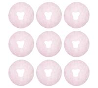 TOVINANNA 100pcs Disposable Face Cushion Covers Non-Woven Massage Hole Towels Thickened Pink Bed Hole Pads for Salon Spa Massage Headrest Use