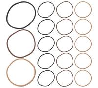 TOVINANNA 100pcs Hair Ties No Crease Hair Tie Elastic Rubber Material Secure Hold Wide Range of Uses for Women Photo Props Storage Box