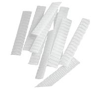 TOVINANNA 100pcs Pe Makeup Brushes Protective Covers Mesh Sleeves for Easy Recognition and Hygiene for Travel and Daily Use