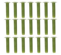 TOVINANNA 100Pcs Plastic Spiral Nails Flower Pegs for Artificial Flower Arranging Tools DIY Craft Supplies for Floral Decorations