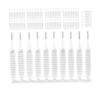 TOVINANNA 100pcs Shower Brush Cleaner Brush for Shower Head Drain Cleaning Non Scratch Tool for Bathroom Household
