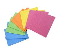 TOVINANNA 10Pcs Cellulose Sponge Dish Cloths Kitchen Washcloths Reusable Absorbent Cleaning Rags for Dishes Pots Pans Cutlery Non-scratch Multipurpose