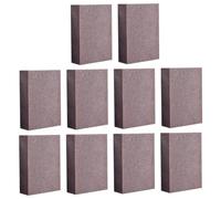 TOVINANNA 10Pcs Extra Thick Emery Cleaning Sponges for Pot Rust Removal Descaling Kitchen Scrub Pads with Fine Abrasive Surface for Efficient Heavy Duty Cleaning