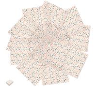 TOVINANNA 10Pcs Floral Bouquet Wrapping Paper Set, Cartoon Animal Copperplate Wrap Sheets with Umbrella and Bird Design, Birthday and Valentine’S Day Packaging Paper for Presents