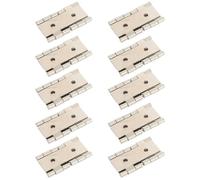 TOVINANNA 10pcs Iron Folding Screen Hinges Retro Style Double Acting Cabinet Door Hinges Multipurpose Safe Hardware for Doors and Screens