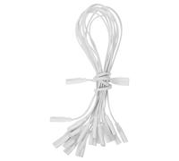 TOVINANNA 10pcs LED Lamp Connecting Wire with 2pin 50cm Length, White Plastic Light Power Cord for Workspace and Home Lighting Fixtures, Safe and Reliable with Versatile Compatibility