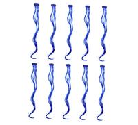 TOVINANNA 10pcs Long Curly Hair Extensions High-Temperature Synthetic One-Piece Clips for Women Suitable for Everyday Use and Special Occasions