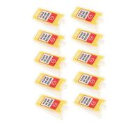 TOVINANNA 10pcs Mini Acrylic Memo Clips Please Do Not Disturb Sign Desk Holder Funny Caution Warning Note Holders for Office Table Desktop Organization and Decoration