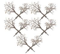 TOVINANNA 10Pcs Model Train Scenery Bare Tree Trunks 11Cm Plastic Architecture Landscape Trees for Crafting, Home and Office Display, Educational Model Scenery Accessories