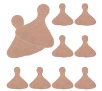 TOVINANNA 10pcs Nasal Strips for Congestion Relief and Breathing Support, Beige Ventilation Nose Patches with Easy to Tear Portable Design, for Sleep and Blocked Nose Comfort