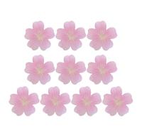 TOVINANNA 10pcs Pink Cherry Blossom Self-adhesive Notes, Floral Memo Pads for School Desk, Decorative Small Notepaper Shapes for Office Reminders and Student Study Journals