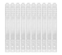 TOVINANNA 10Pcs Plastic Binding Combs for A5 Paper 8-Ring Plastic Comb Binding Spines with 100-Sheet Capacity Loose Leaf Rings for Notebook