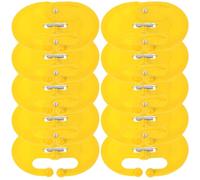TOVINANNA 10pcs Plastic Calf Weaner Nose Clip Tool Livestock Equipment Practical Fine Workmanship for Farm Cattle Weaning
