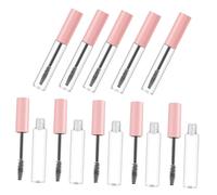 TOVINANNA 10PCS Refillable DIY Mascara Tubes Lightweight Transparent Eyelash Cream Containers Easy to Fill No Leakage Cosmetic Bottles for Eyeliner Lip Gloss Storage