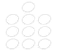 TOVINANNA 10pcs Silicone Washer Basin Sealing Ring Universal Fit Drain Plug Gasket with Easy Installation for Kitchen Sink and Bathroom Bathtub Drain